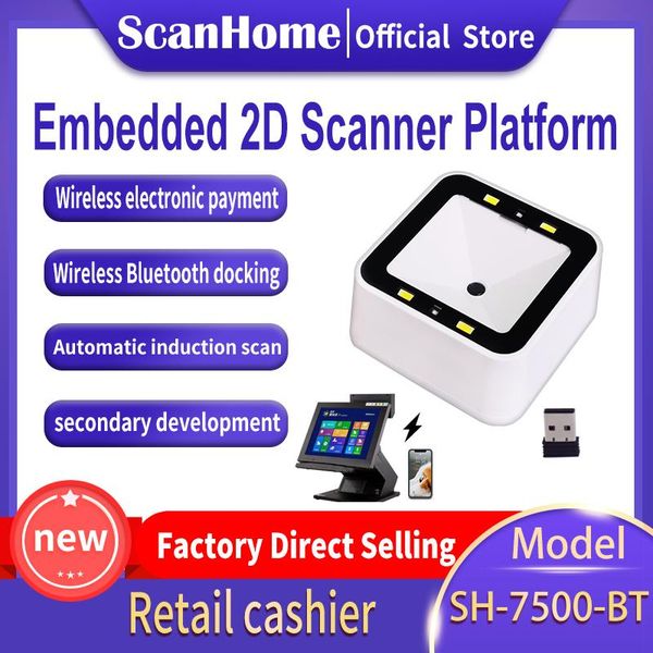 

scanhome 2d wireless bluetooth scanner platform tablet docking sh-7500-bt scanners