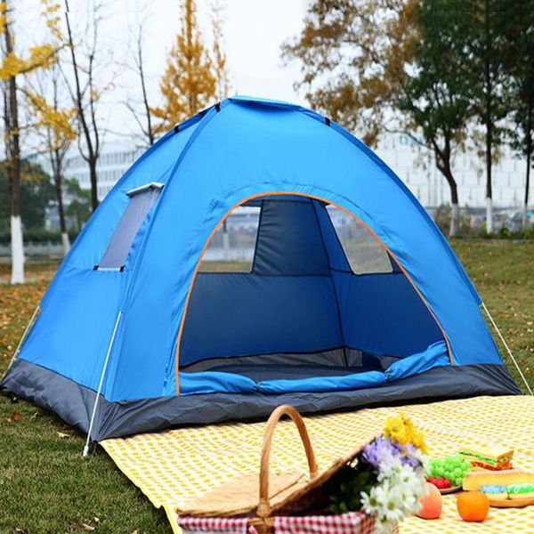 

tents and shelters outdoor automatic tent 2-4 persons travelling hiking fishing camping easy instant setup protable backpacking sun shelter