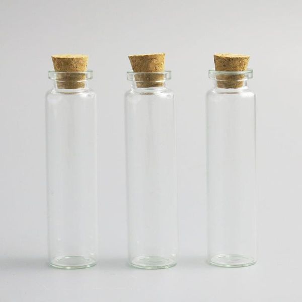 

empty small cute wishing cork ser glass bottles vials jars containers 20ml 20cc bottle with packing