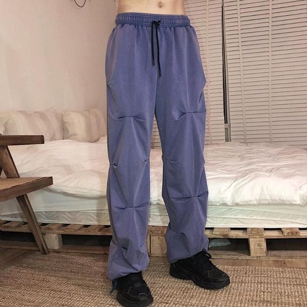 

women's pants & capris high street dark wash casual pant leggings couple bf fashion brand small people loose straight tube draping trou, Black;white