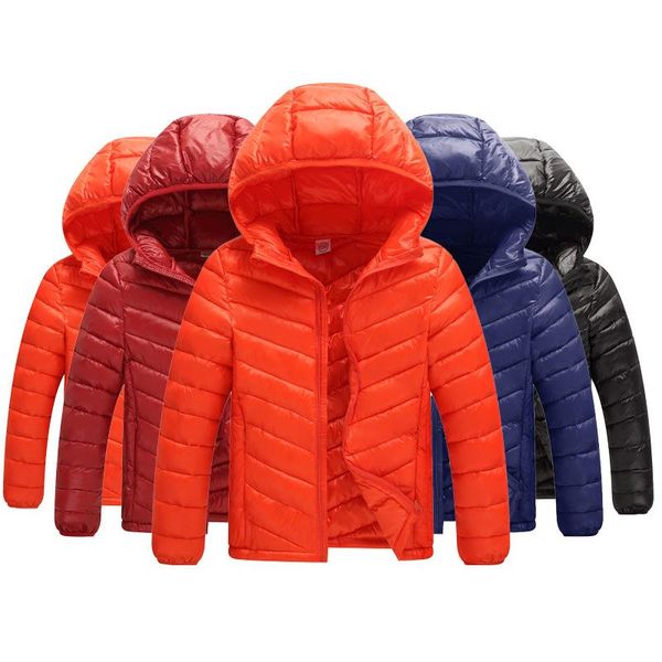 

coat children's outerwear fashion boy and girl winter hooded parka baby warm teenage jackets 8 12 14 16 years kids down jacket, Blue;gray
