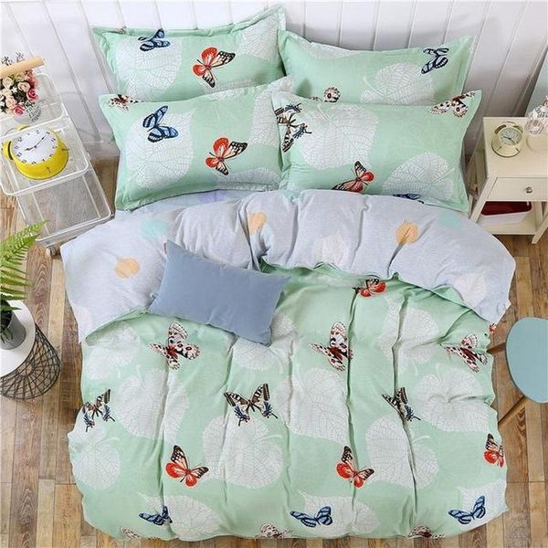 

kids girl boy duvet cover cartoon printed black white dot pink bed set sheets pillowcases comforter bedding sets