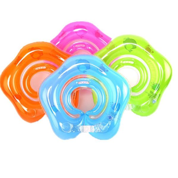 

life vest & buoy 2021 swimming rings baby accessories neck ring tube safety infant float circle for bathing inflatable flamingo water
