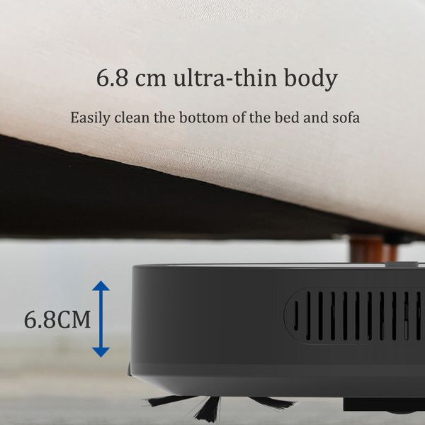 

smart robot vacuum cleaner wireless for home robot vacuumcleaner floor mop remote control wet and dry cleaning sweeping 6.8mmperfections