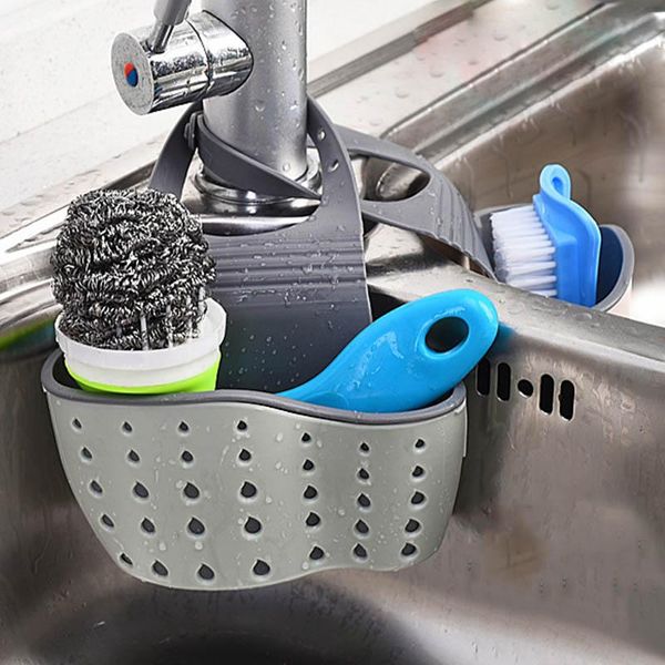 

hanging baskets portable basket home kitchen drain bag bath storage tools sink holder accessory