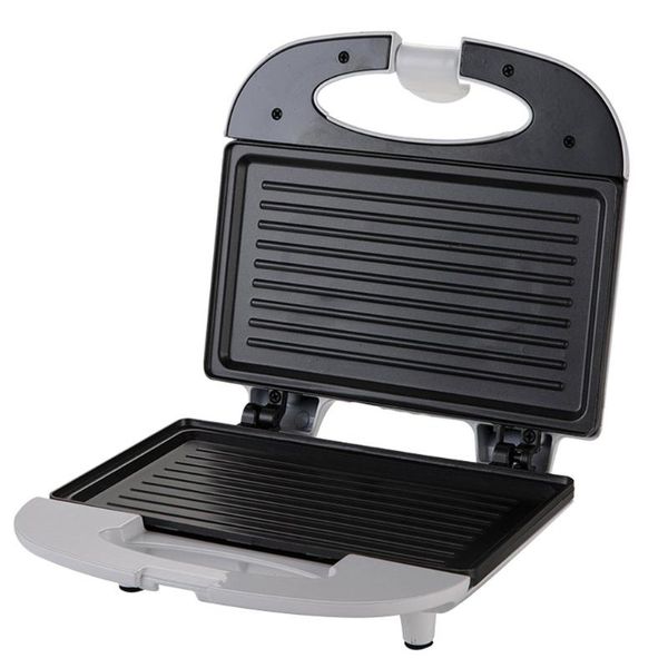 

bread makers electric mini sandwich maker grill panini breakfast machine barbecue steak frying oven non-stick plate gril