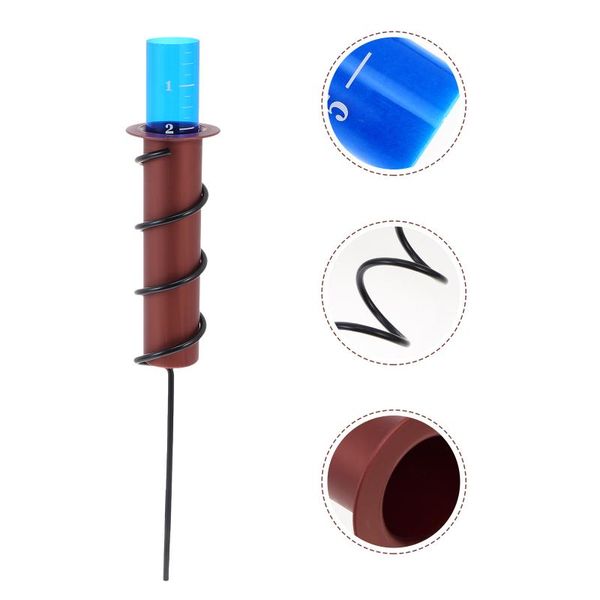 

garden decorations 1pc professional outdoor rain gauge read clear calibration for