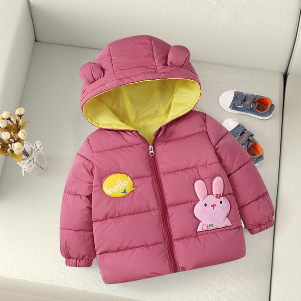 

2021 autumn winter baby's down coat cotton padded jacket for boys and girls small medium-sized children fashion, Blue;gray