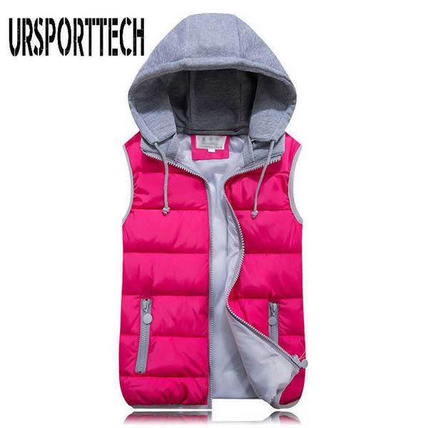 

brand women sleeveless down jacket vest winter ultralight white duck down vest female slim vest women's windproof warm waistcoat 210528, Black;white
