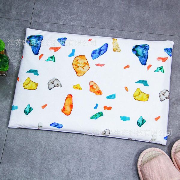 

blankets anti-slip family diatom bathroom carpet floor blanket square girl boy baby bedroom door
