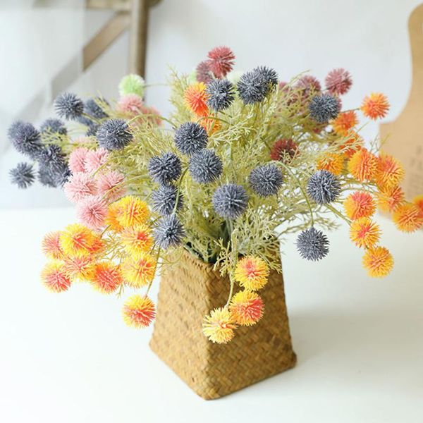 

heads berry ball european party ornaments silk flowers artificial cloth pe fashion beautiful home decor decorative & wreaths