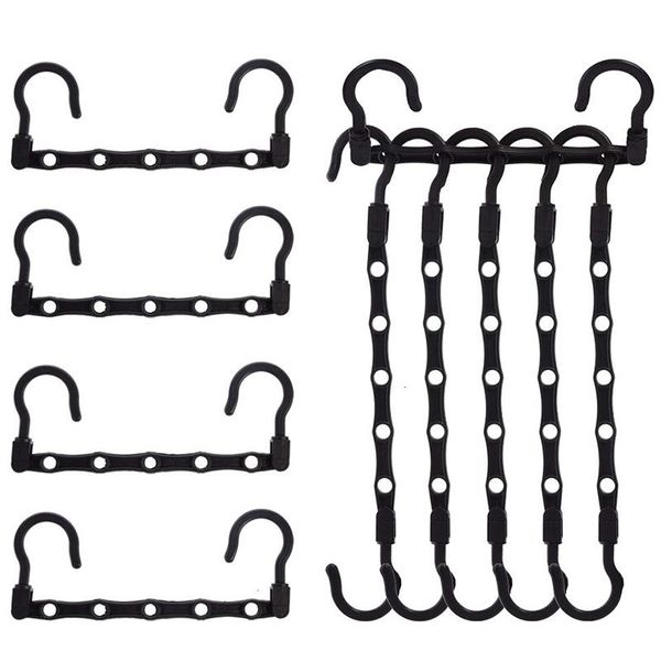 

laundry bags cascading hangers for clothing wardrobe,closet space saver pack of 10 with sturdy plastic heavy clothes,trouser, jeans