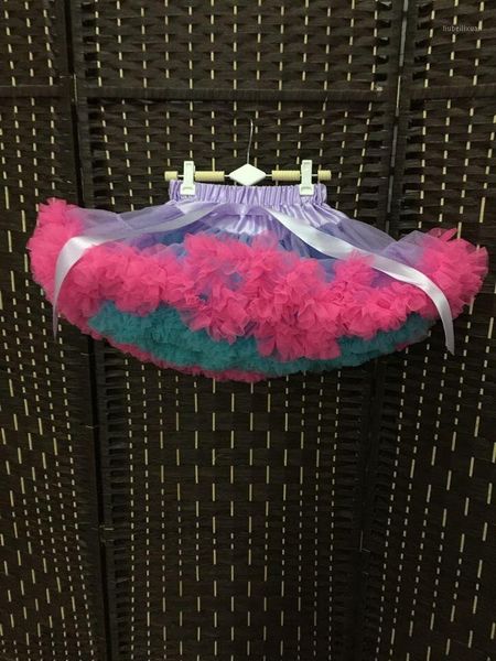 

skirts fashion fluffy pettiskirts tutu baby girls princess skirt dance wear party clothes 1-10t1, Blue