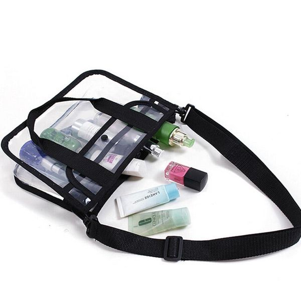 

waterproof large cosmetic bag women handbag beauty case travel organizer beach toiletry pouch clear makeup transparent bags & cases