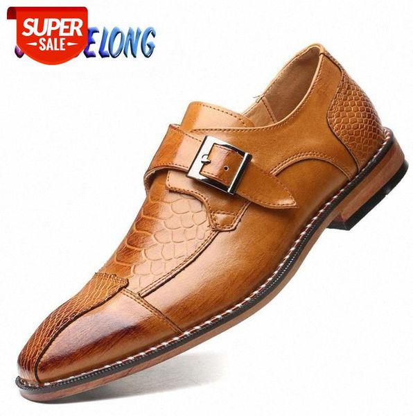 

brand classic crocodile pattern men's business dress shoes handmade men formal pointed leather quality 39-48 #uz4o