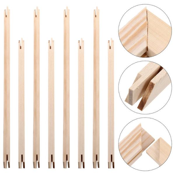 

8pcs diy canvas stretcher bars home oil painting wood frames (40cm and 50cm)