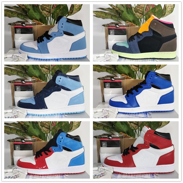 

jumpman 1s basketball shoes university blue obsidian high shoe bio hack sports fearless men womens hyper royal unc shattered backboard 3.0 s