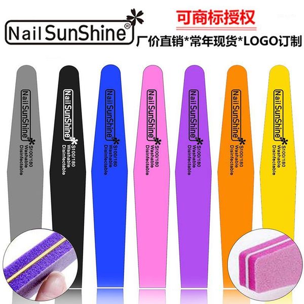 

10pcs sponge nail files diamond polishing polish waterproof file 100/1
