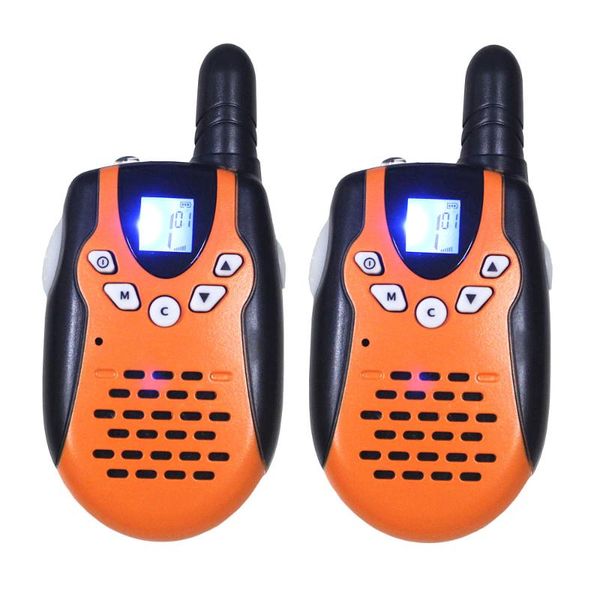 

walkie talkie m602 mini 2 way radios pmr talkies frs/gmrs 8/22 channels 2pc cb radio communicator with led