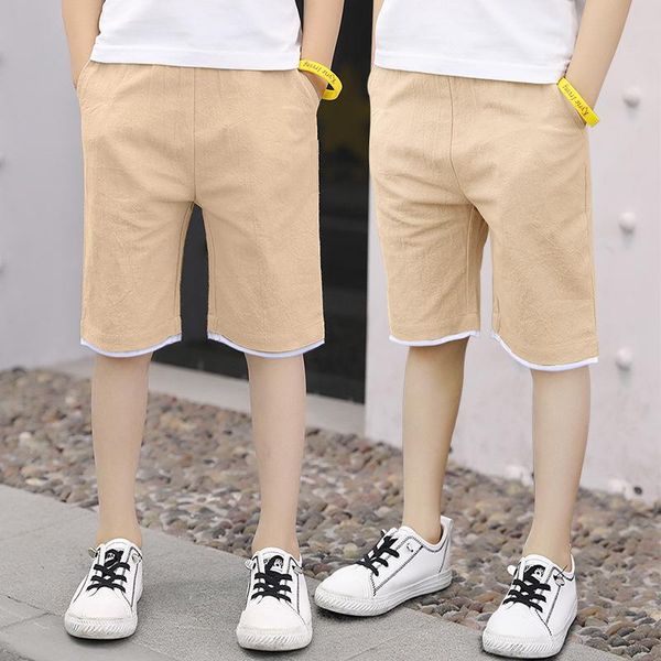 

boys' shorts, summer children's five-point pants, boys' cotton trousers, handsome, Black