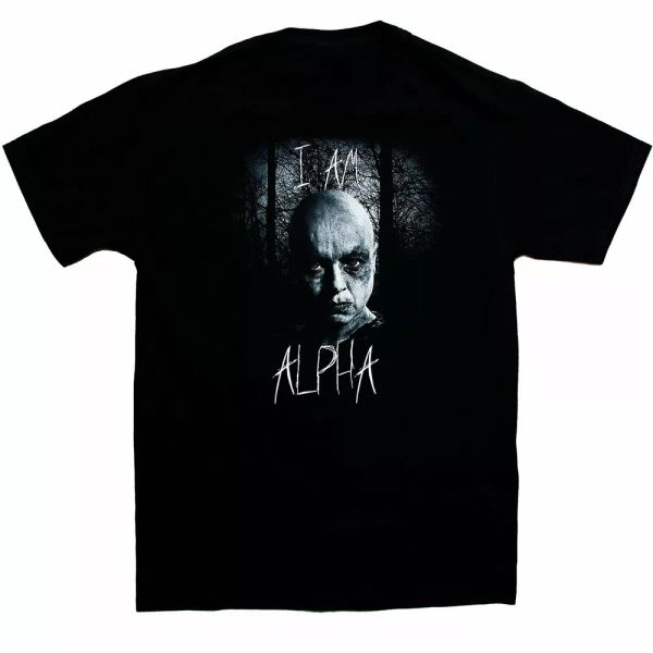 

the walking dead the whisperers alpha t shirt, White;black