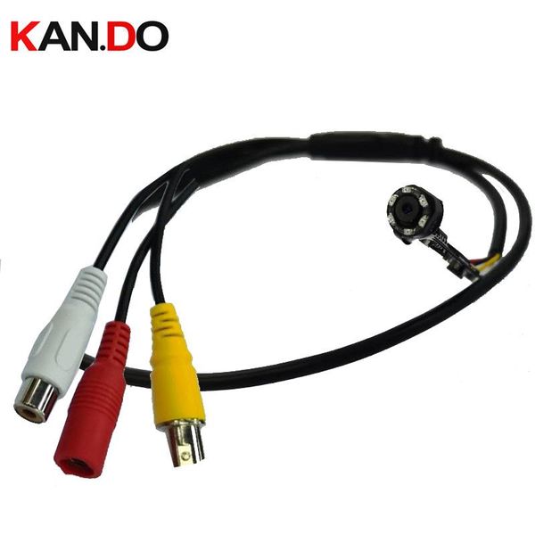 

cameras diy ahd mini camera 720p 1080p 65 degree angel lens with mic. cctv button 1/4 hd sensor 6 led night vision