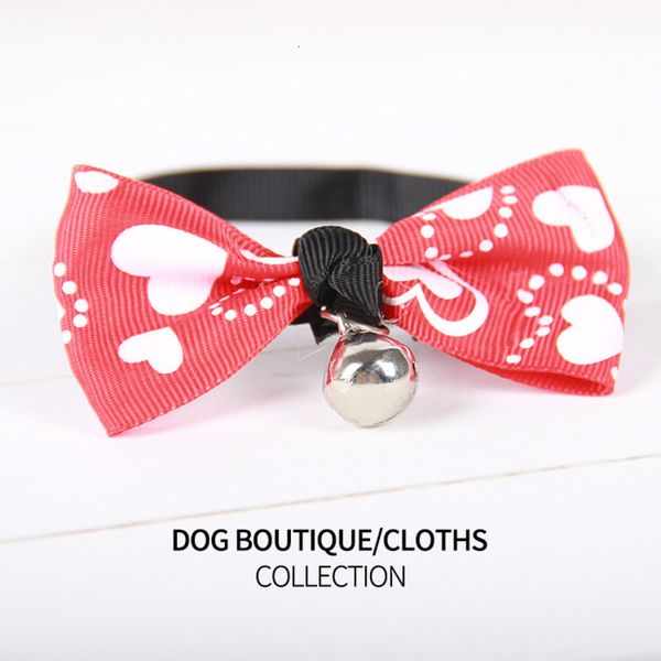 

dog collar bowknot bell cat bow tie pet products
