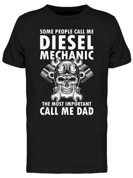 

Petrodiesel Mechanic Tee Men's -Image by Shutterstock, White;black