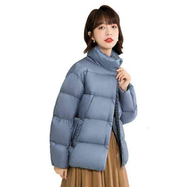 

jeanswest 2021 down et women's short loose bread thin, light and warm small winter coat, Black