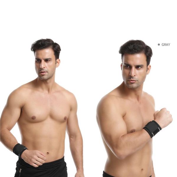 

1/2pcs sports sweatbands sweat wristbands bands wrist guard yoga running fitness bracer support accessories, Black;red