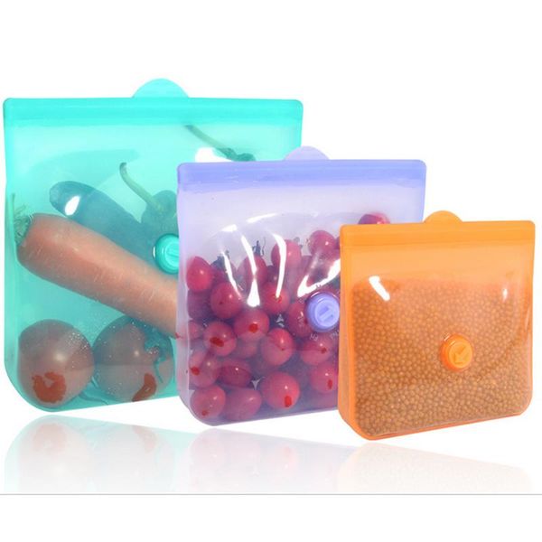 

food savers & storage containers fresh-keeping bag grade silicone ing high tightness fruit and vegetable packaging refrigerator