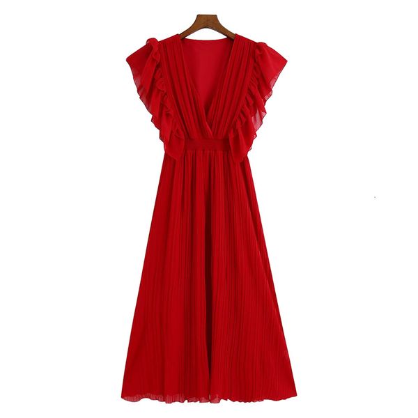 

a line v neck red vintage sier half sleeve bandage square mid calf fashion holiday summer long women es ruffles party s, Black;gray