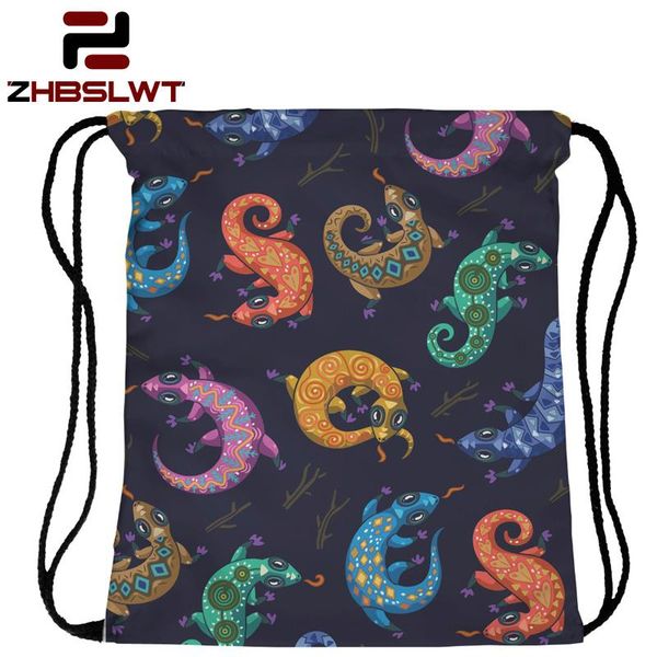 

backpack zhbslwt drawstring bag women 3d printing different patchwork softback mochila feminina harajuku backpack027