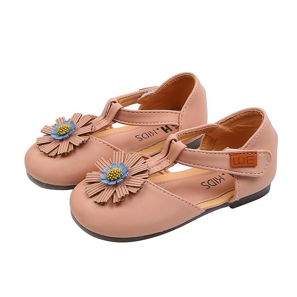 

sandals 2021 childrens 3d flower modeling kids princess shoes summer baby girls for party and wedding zh221, Black;red
