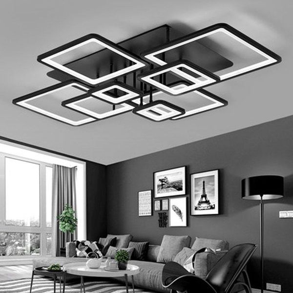 

ceiling lights living room lamp simple modern atmospheric rectangular personality creative led bedroom warm restaurant