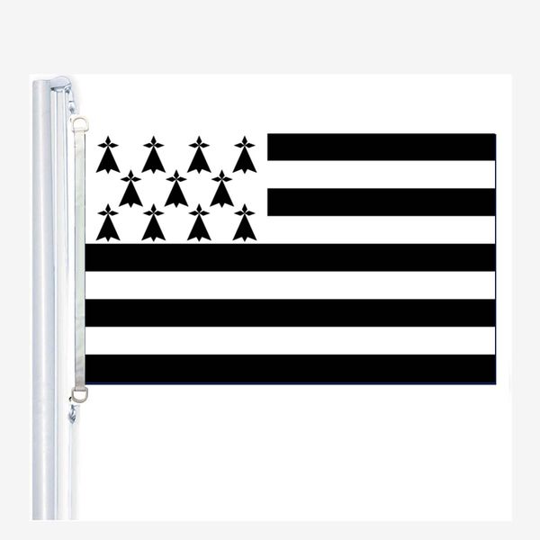 

brittany district flags 90 x 150 cm, 100 % polyester, digitaldruck