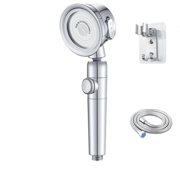 

supercharged hand-held shower head three saccessories bathroom bath accessory set