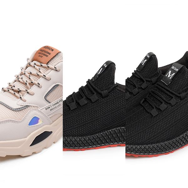 

rcck casual running shoes comfortable men breathablesolid black deep grey beige women accessories good quality sport summer fashion walking