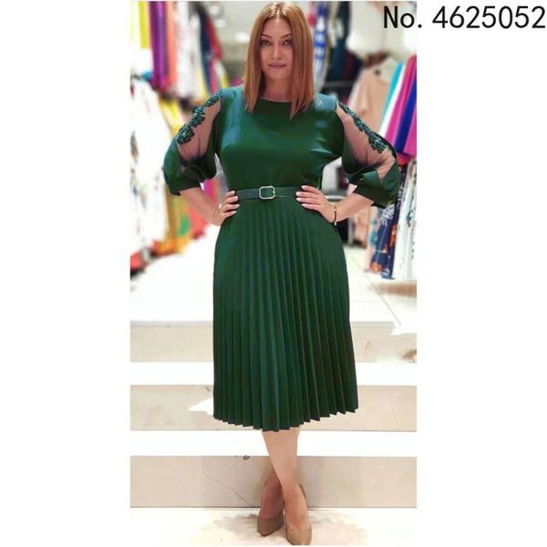 

ethnic clothing autumn arrival 2021 african women short sleeve polyester knee-length dress dresses for, Red