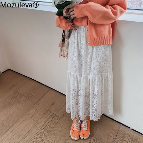 

skirts wet spring floral waist print the chiffon line female women retro splice skirt high quality, Black