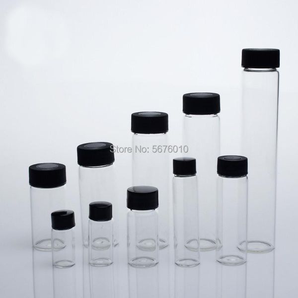 

2ml-60ml laboratory reagent bottle transparent glass sample vial small clear vials for experiment lab supplies