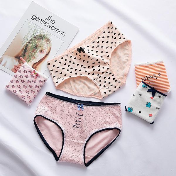 

panties teenage girls cotton kids breathable underwear casual soft briefs cartoon print children underpants majtki dziewczynka, Camo