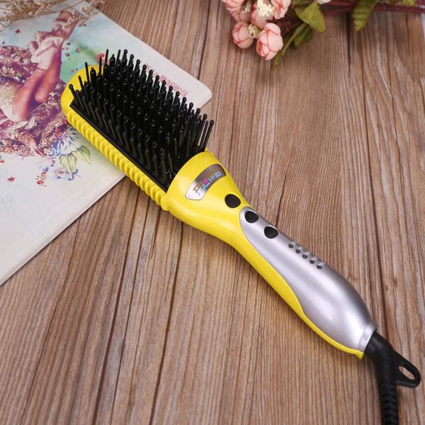 

electric hair brushes drop dryer brush straightener anion comb rotary heating ionic