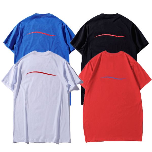 

womens fashion tshirts casual comfortable simple pattern short sleeve women sports mens t-shirt summer crew neck wave mens tees 2021, White