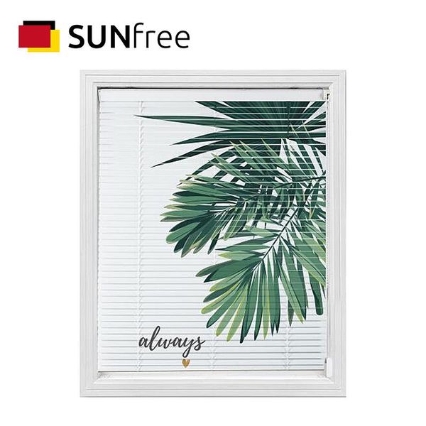 

25mm slat oil proof venetian blinds for office/kitchen/bathroom modern fruit leaf printed waterproof roller shades custom size