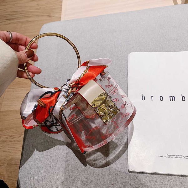 

fashion acrylic plastic printing portable box wedding dinner jewelry bag