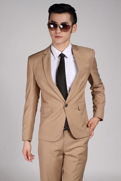 

men casual pants suit tailor made one button notch lapel blazer groom/groomsmen tuxedo c03 men's suits & blazers, White;black