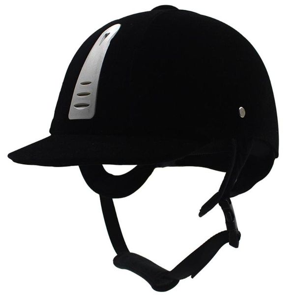 

outdoor hats professional horse riding helmet black equestrian cap impact resistance abs composites with cover, Black;white