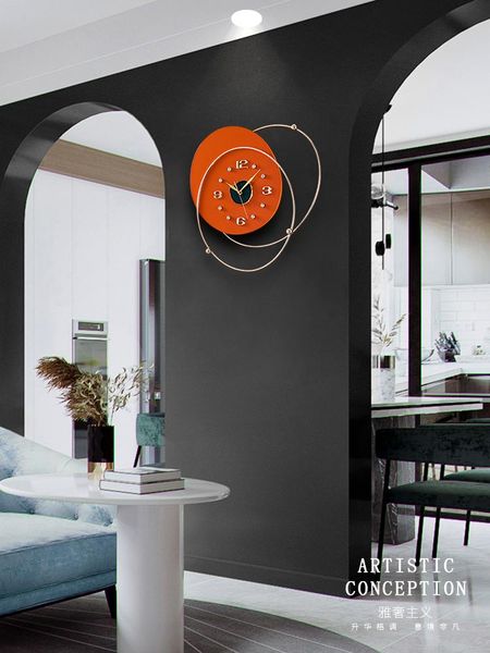 

wall clocks metal clock modern design luxury simple white creative iron industrial reloj de pared home decoration eb50wc