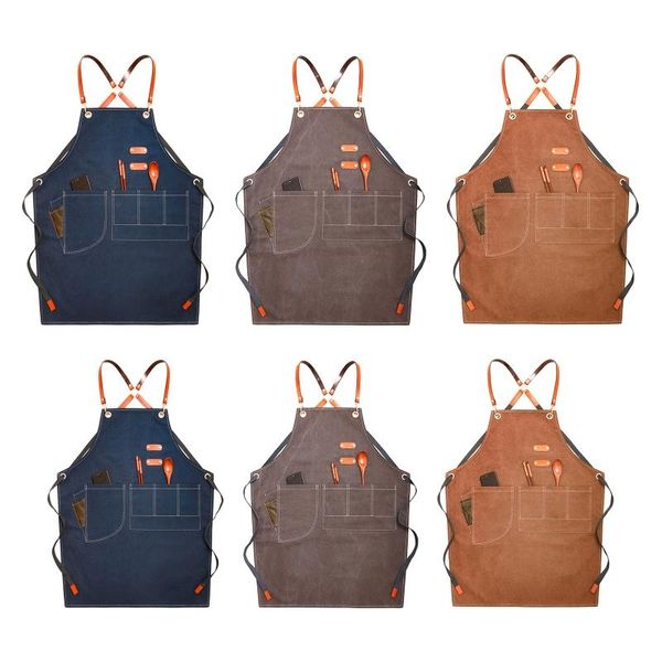 

children barbecue cooking apron restaurant denim aprons cortex sleeveless canvas
